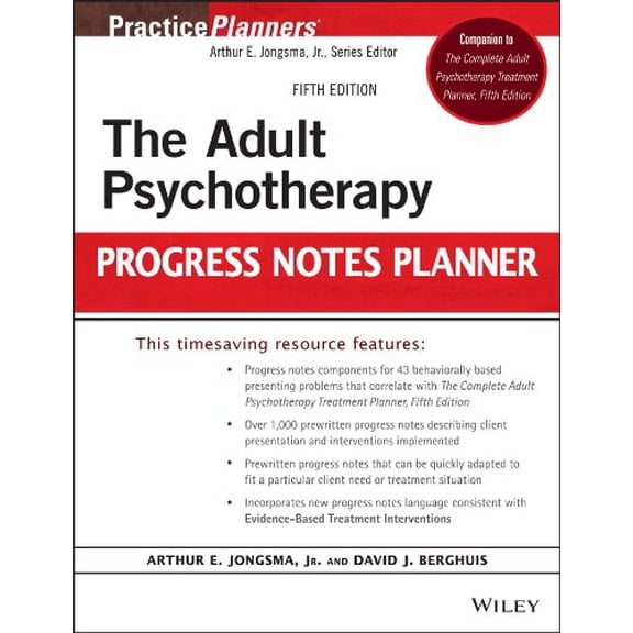 Pre-Owned The Adult Psychotherapy Progress Notes Planner