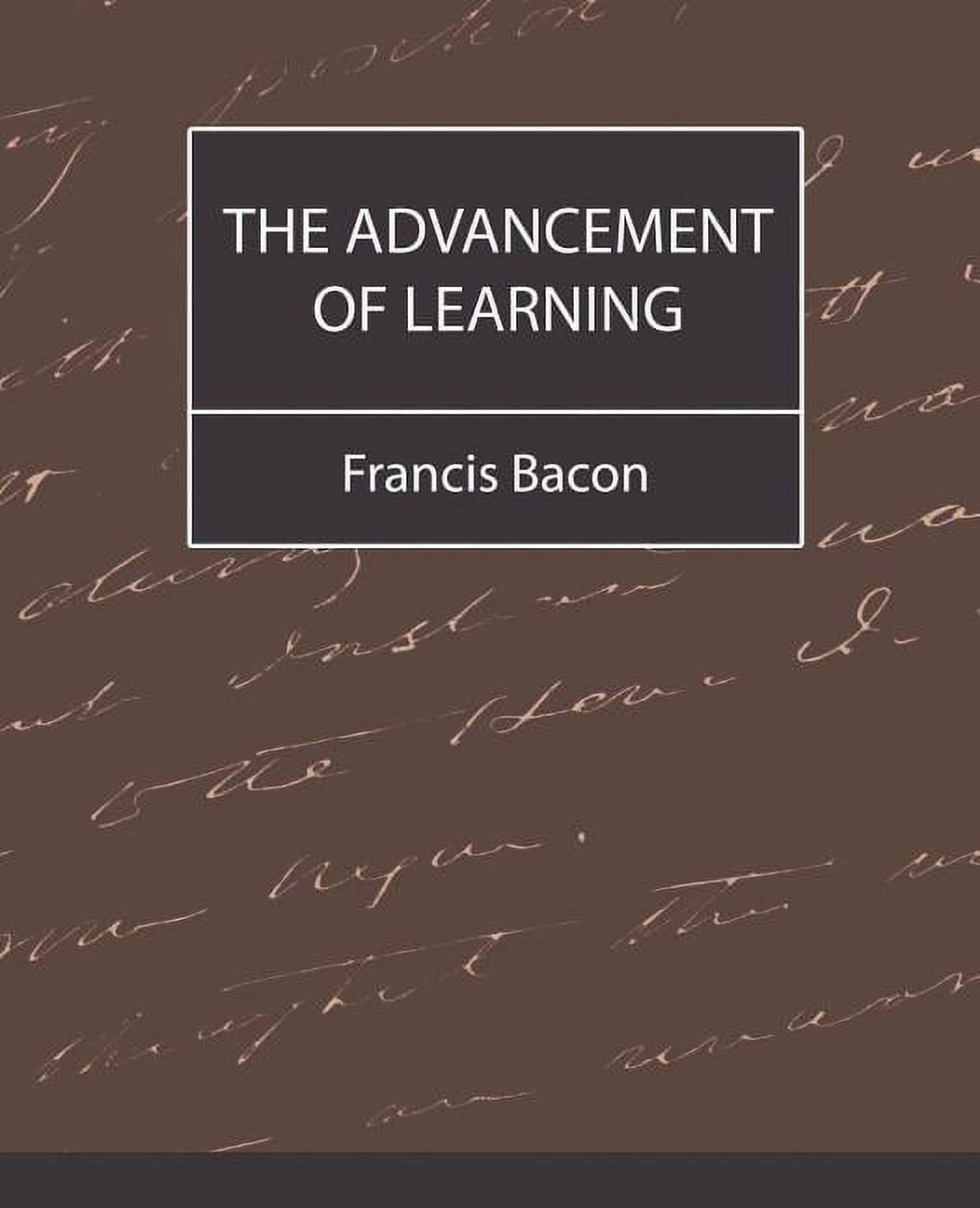 The Advancement of Learning - Bacon (Paperback)