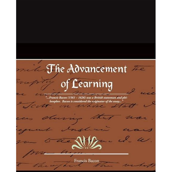 The Advancement of Learning (Paperback)