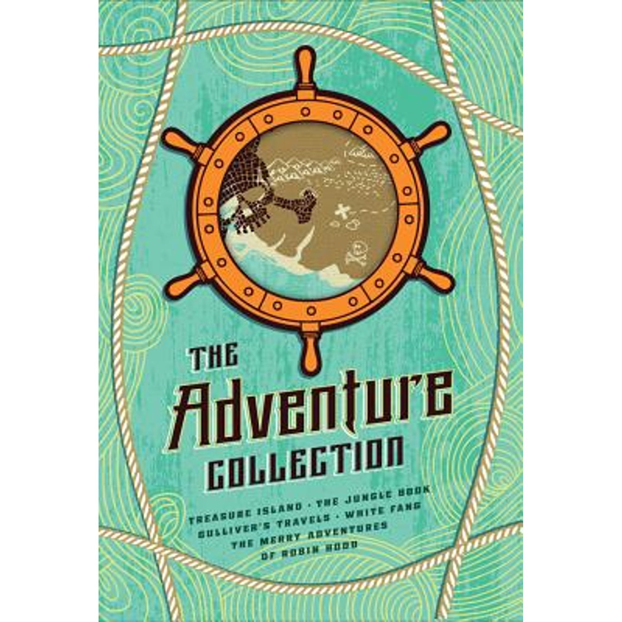 Pre-Owned The Adventure Collection: Treasure Island, The Jungle Book, Gulliver's Travels, White Fang, The Merry Adventures of Robin Hood (The Heirloom Collection) Paperback