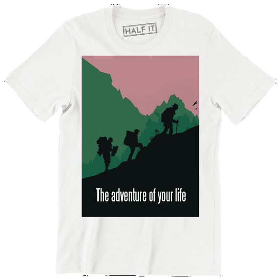 The Adventure Of Your Life Nice Mountaineer Slogan Quote Men's T-Shirt