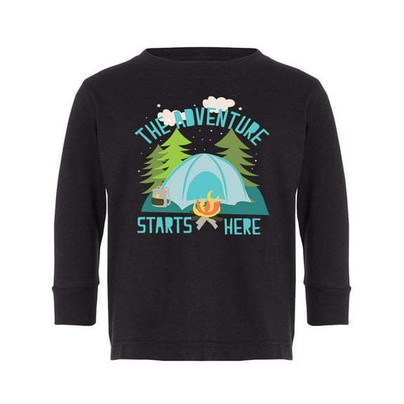 The Adventure Starts Here Long Sleeve Toddler -Image by Shutterstock, 4 Toddler