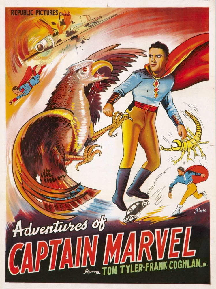The Adventures Of Captain Marvel Canvas Art - (11 x 17)