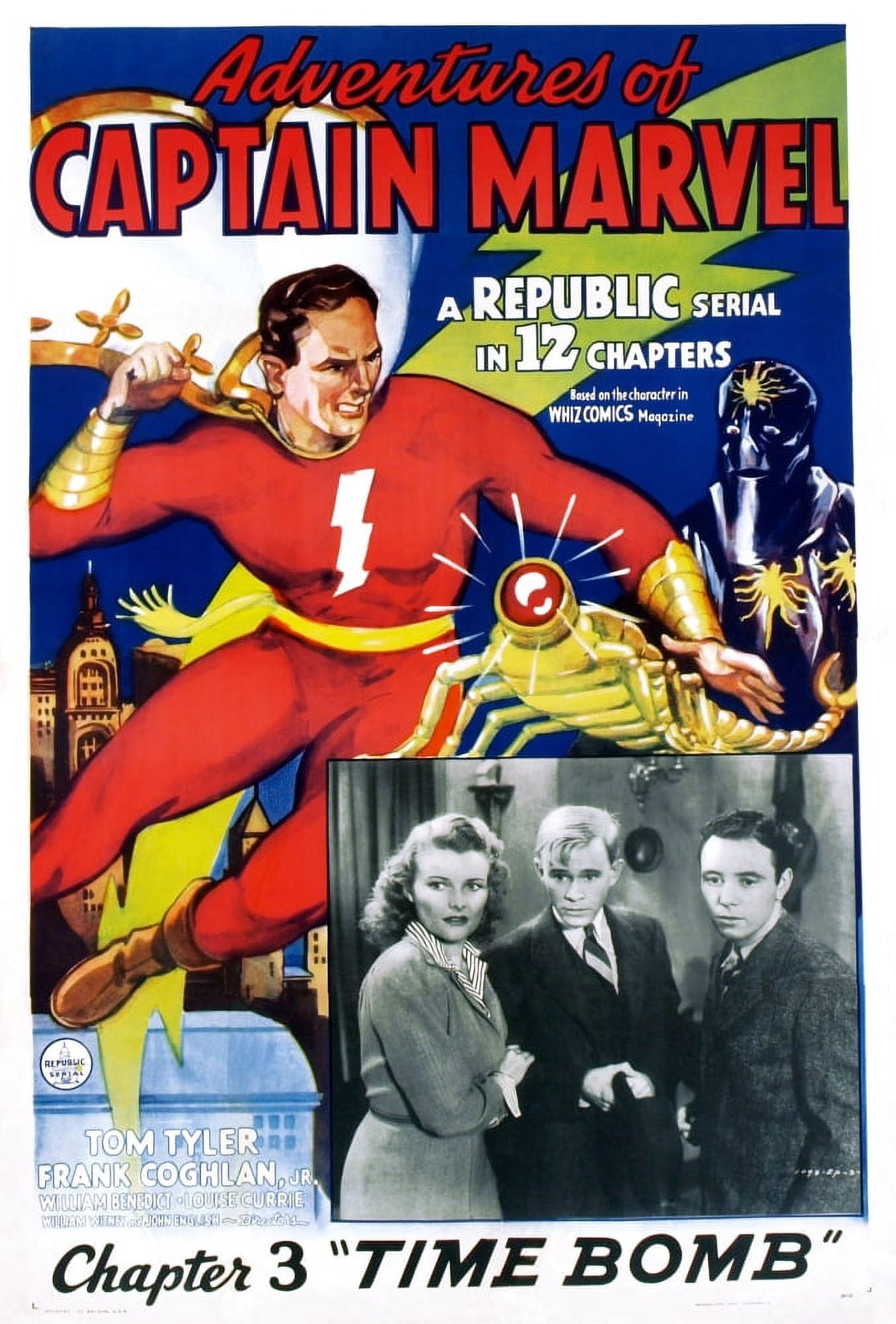 The Adventures Of Captain Marvel Canvas Art - (24 x 36)