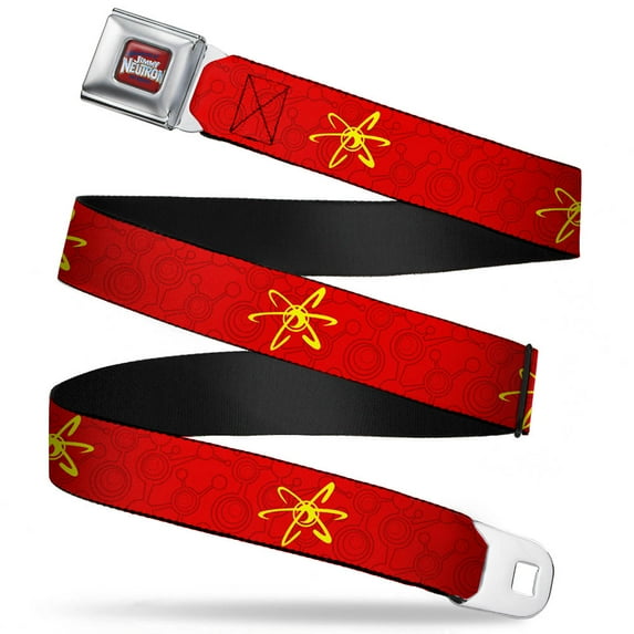 The Adventures Of Jimmy Neutron Logo Full Color Red Blues Jimmy Neutron Seatbelt Belt Standard