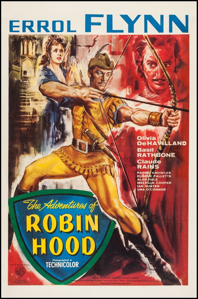 The Adventures Of Robin Hood Canvas Art - (11 x 17)