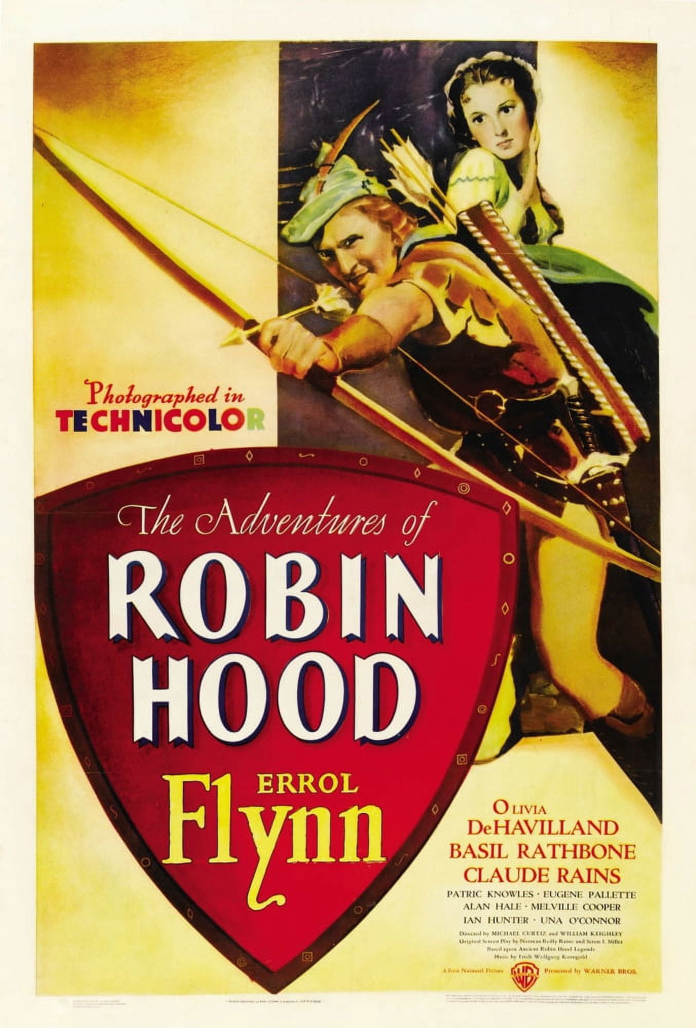 The Adventures Of Robin Hood Canvas Art - (24 x 36)