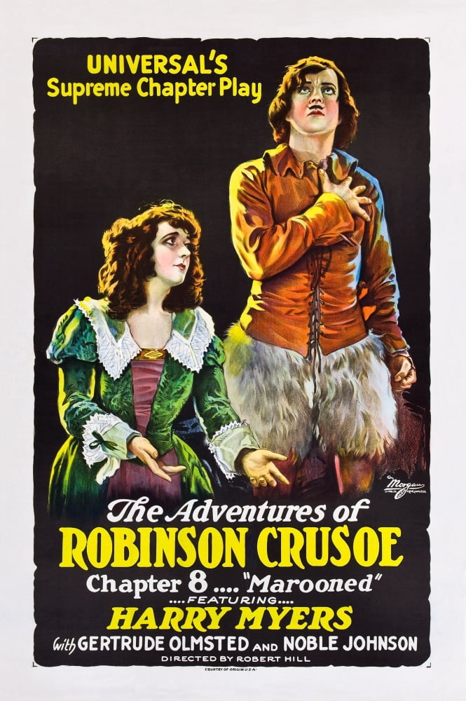 The Adventures Of Robinson Crusoe Canvas Art - (24 x 36)