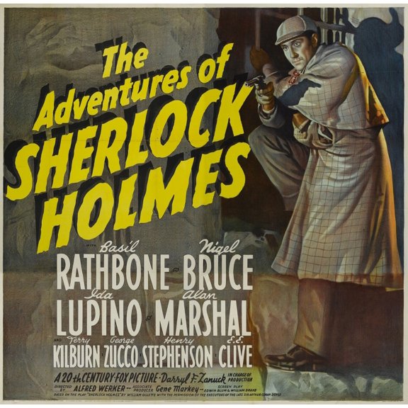 The Adventures Of Sherlock Holmes Movie Poster Masterprint (14 x 11)