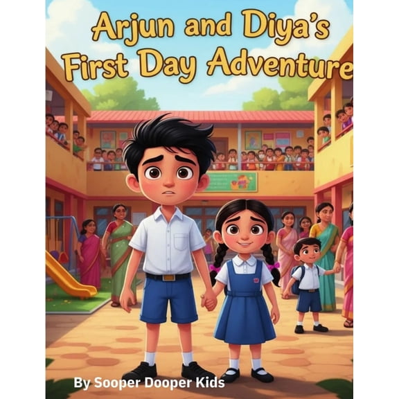 The Adventures of Arjun Arjun And Diya First Day At School: A Story About Courage and Making New Friends, (Paperback)