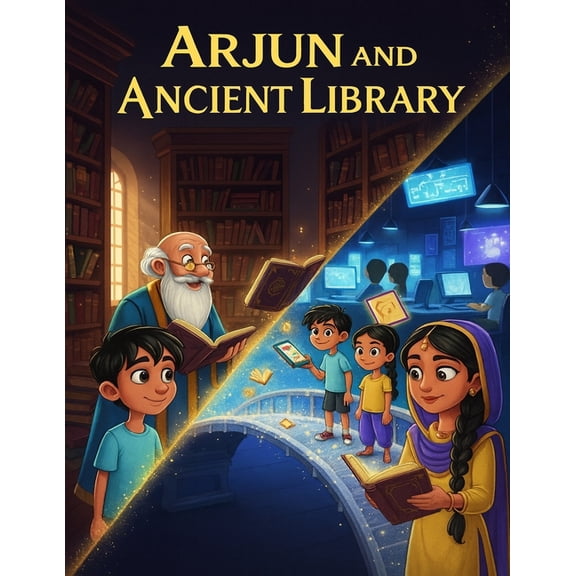 The Adventures of Arjun Arjun And The Ancient Library: A Story About the Magic of Books and the Joy of Sharing, (Paperback)
