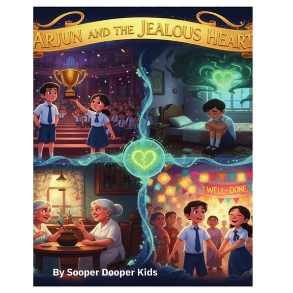 The Adventures of Arjun Arjun And The Jealous Heart: A Story About Overcoming Envy and Celebrating Friends, (Paperback)
