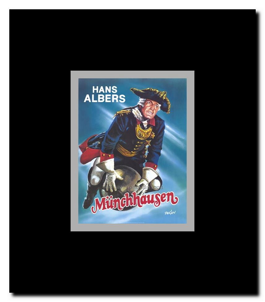 The Adventures of Baron Munchausen Framed Movie Poster