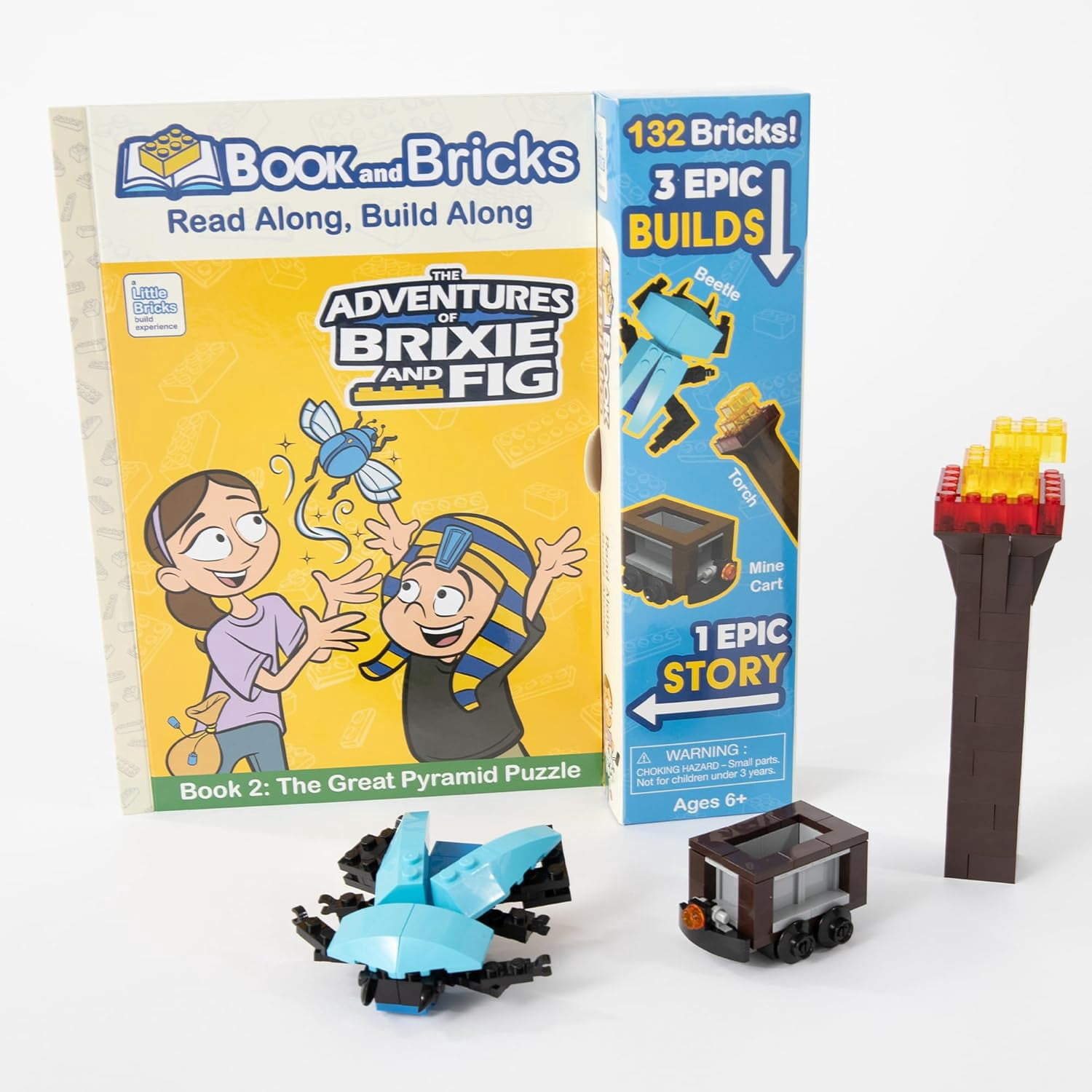 Book and Bricks: Interactive Read-Along & Building Block