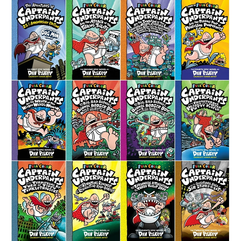 Captain Underpants Series Set: Complete Hardcover Comic Box Captain Underpants Series Set: Complete Hardcover Comic Box