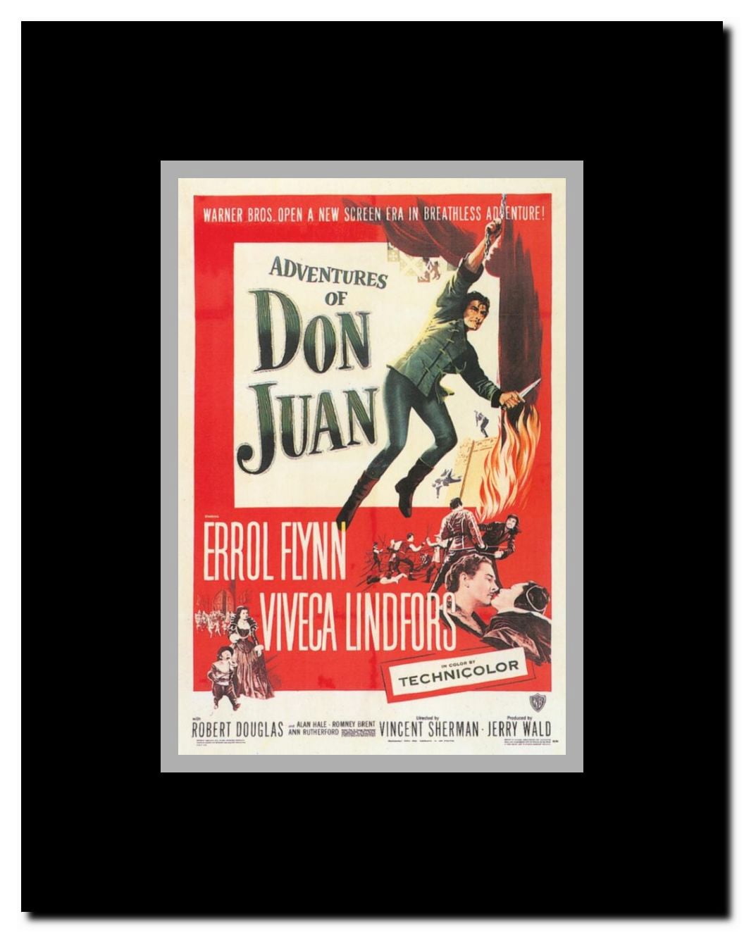 The Adventures of Don Juan Framed Movie Poster