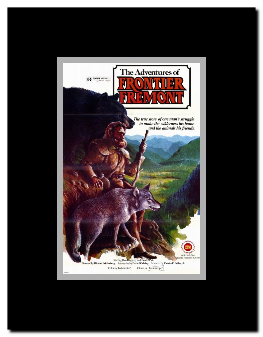 The Adventures of Frontier Fremont Framed Movie Poster