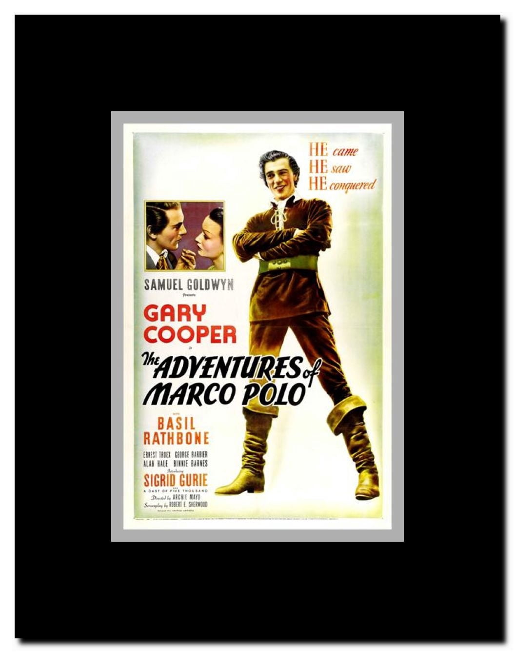 The Adventures of Marco Polo Framed Movie Poster