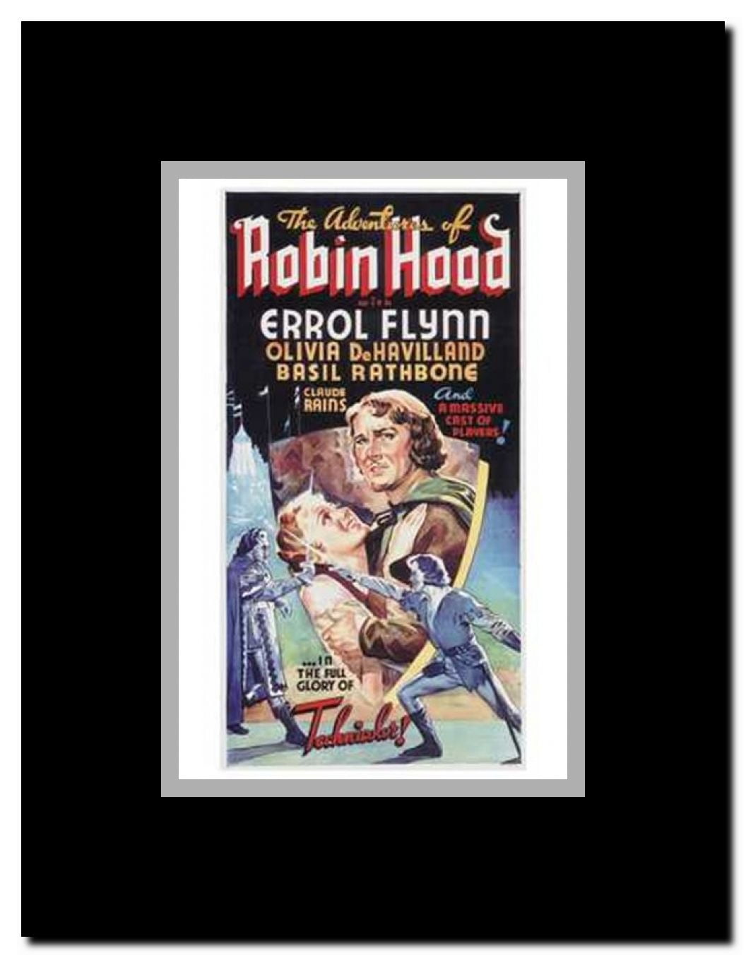 The Adventures of Robin Hood Framed Movie Poster