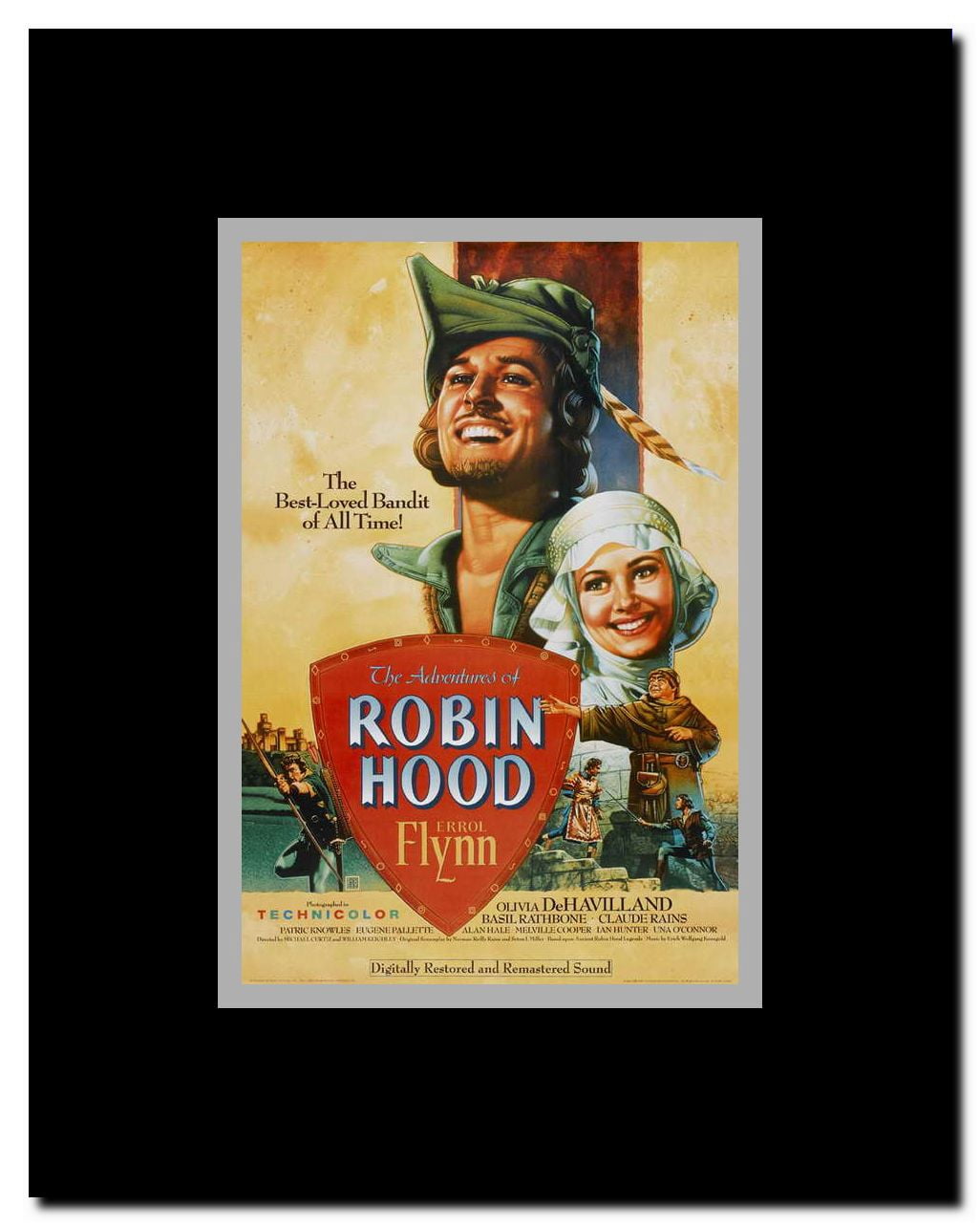 The Adventures of Robin Hood Framed Movie Poster