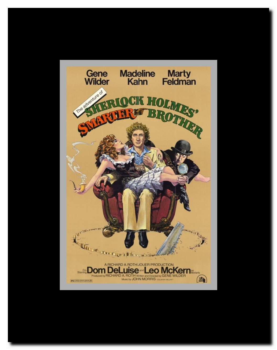 The Adventures of Sherlock Holmes' Smarter Brother Framed Movie Poster