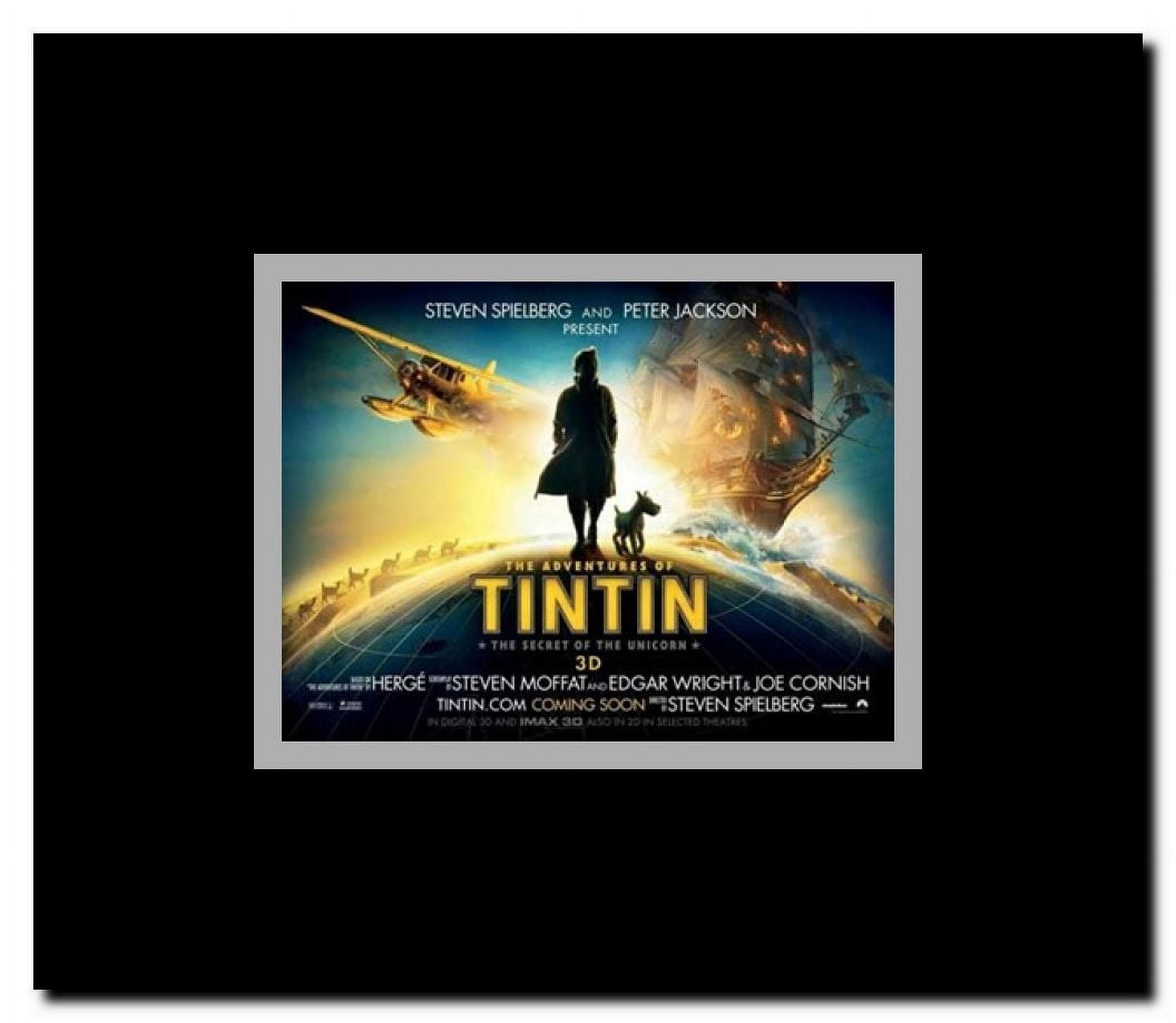 The Adventures of Tintin: The Secret of the Unicorn Framed Movie Poster