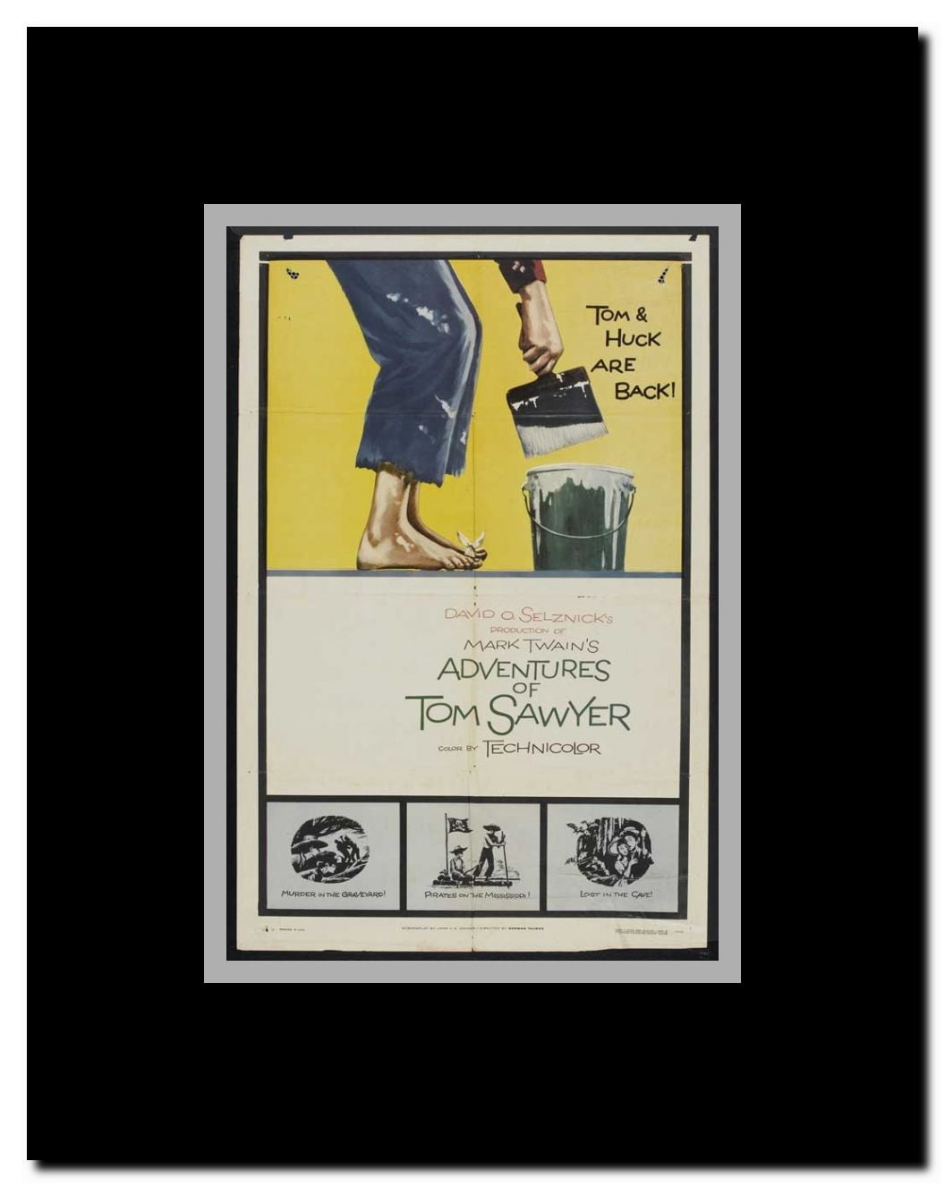 The Adventures of Tom Sawyer Framed Movie Poster