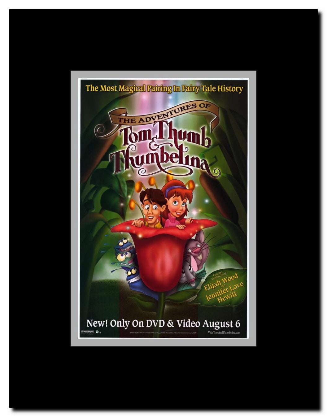 The Adventures of Tom Thumb and Thumbelina Framed Movie Poster