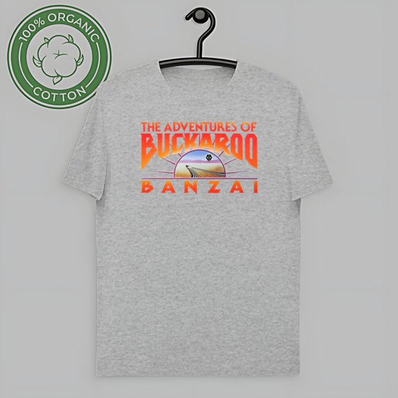 The Adventures of Vintage Movie Logo T-shirt, Unisex Buckaroo Banzai-Inspired