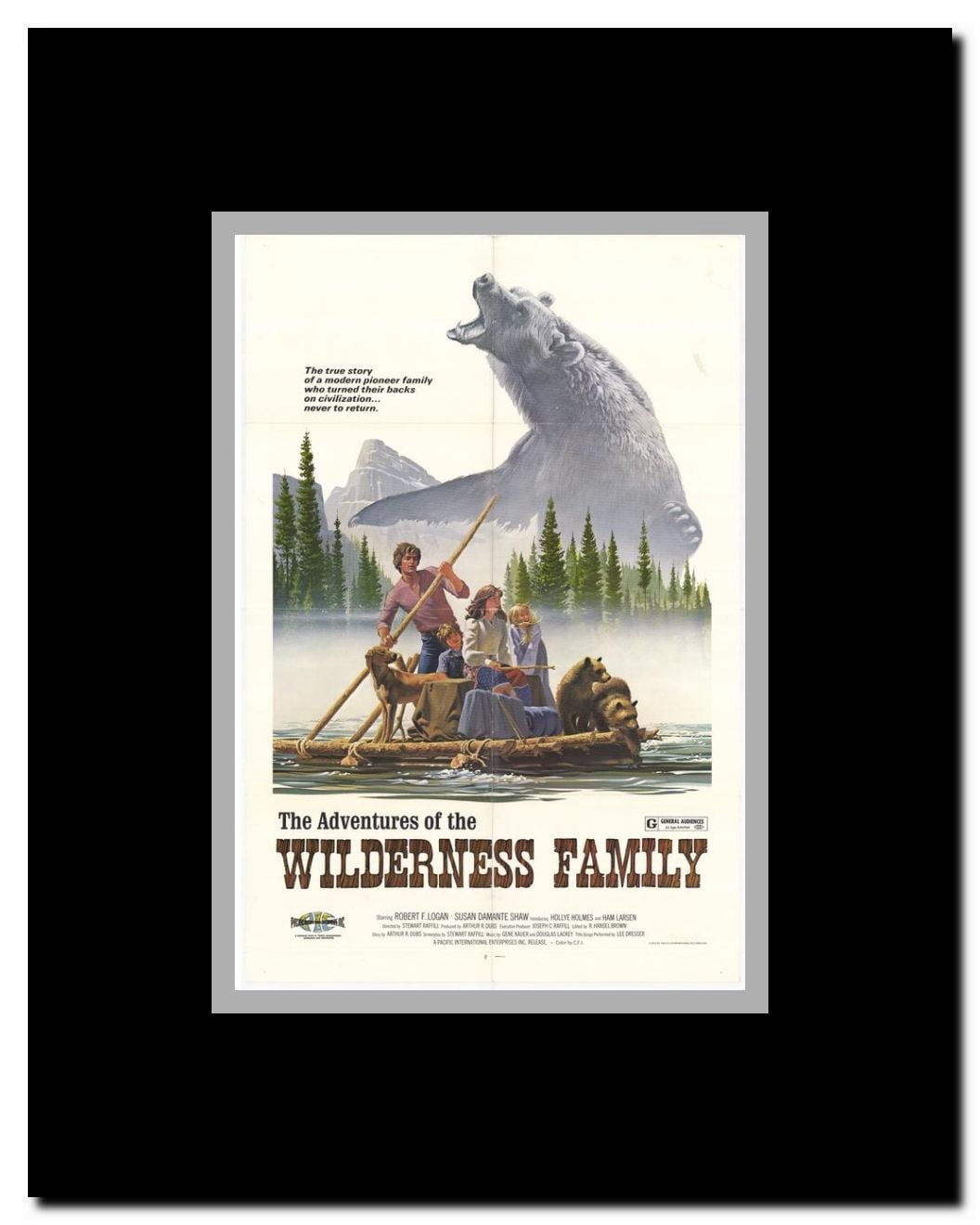 The Adventures of the Wilderness Family Framed Movie Poster