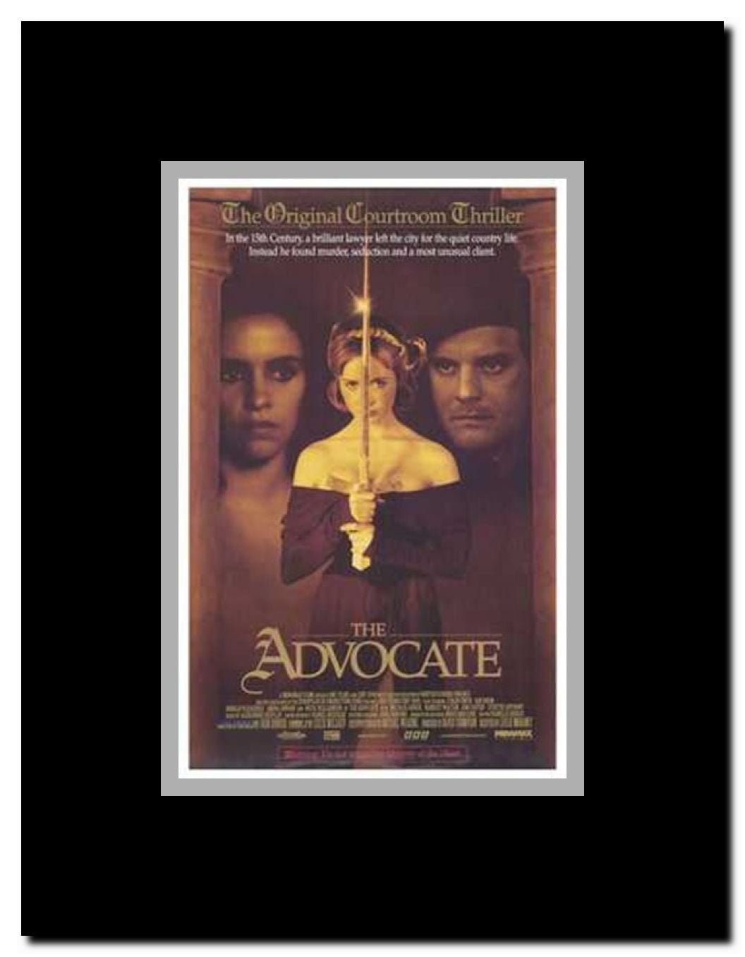 The Advocate Framed Movie Poster