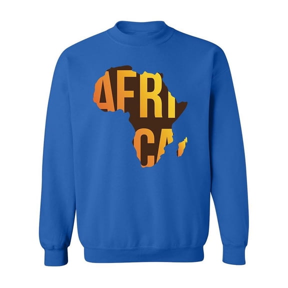 The African Continent Sweatshirt Men -Image by Shutterstock, Male x-Large