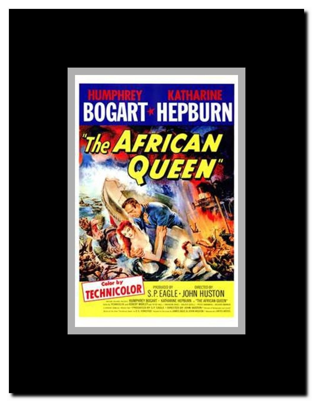 The African Queen Framed Movie Poster