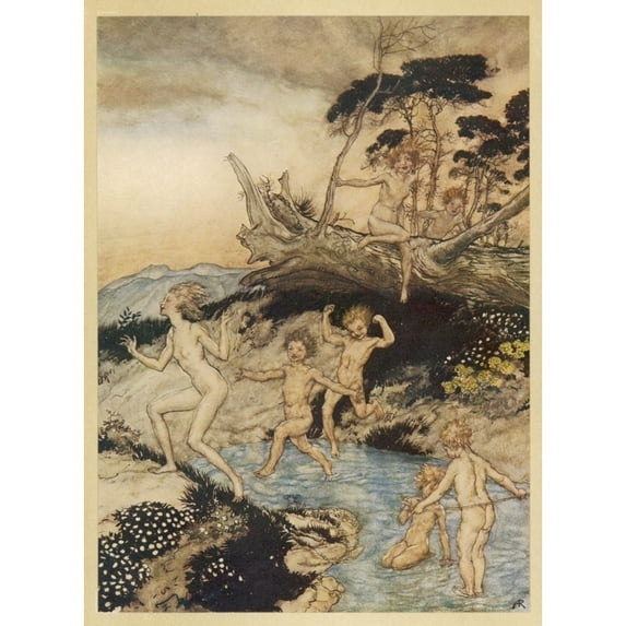 The Age Of Gold Poster Print By Mary Evans Picture Libraryarthur Rackham (18 X 24)