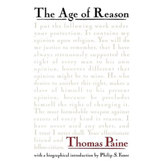 Pre-Owned The Age Of Reason (Paperback) 0806505494 9780806505497