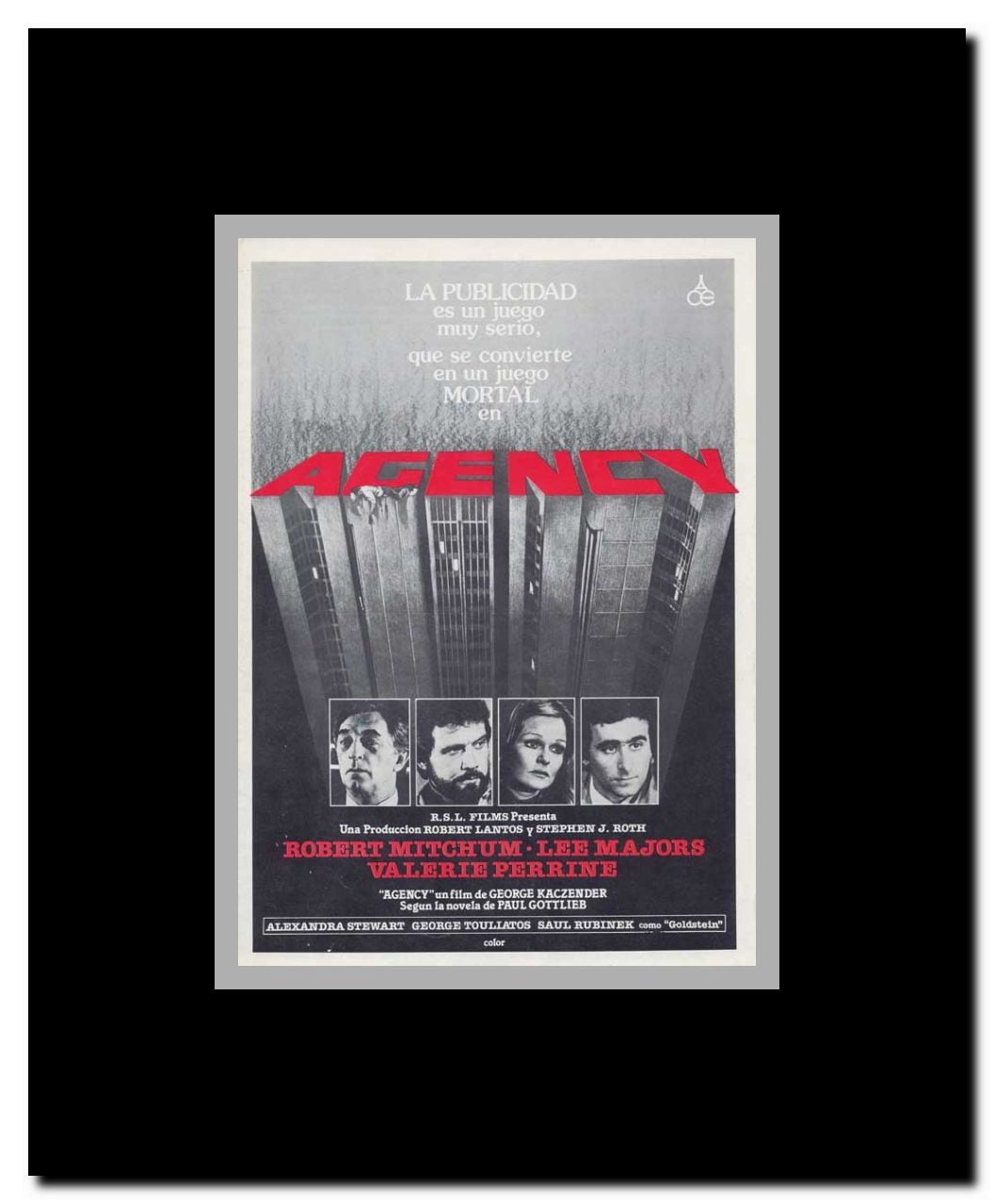 The Agency Framed Movie Poster