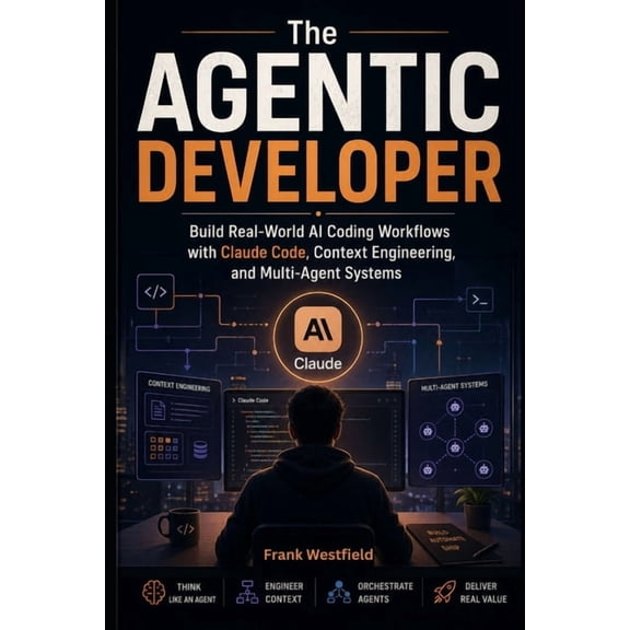 The Agentic Developer: Build Real-World AI Coding Workflows with Claude Code, Context Engineering, and Multi-Agent Syste, (Paperback)