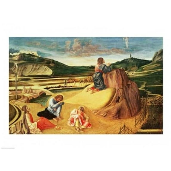 The Agony in The Garden Poster Print by Giovanni Bellini - 36 x 24 in. - Large