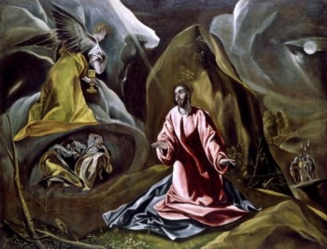 The Agony in the Garden 1590-1600 El Greco (1541-1614 Greek) Oil on Canvas National Gallery London Canvas Art - El Greco (24 x 36)