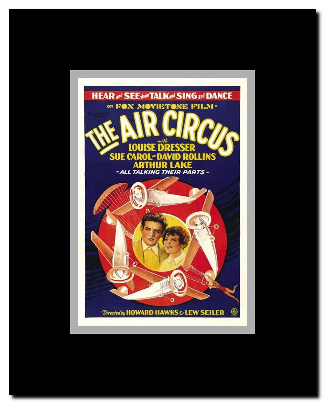The Air Circus Framed Movie Poster