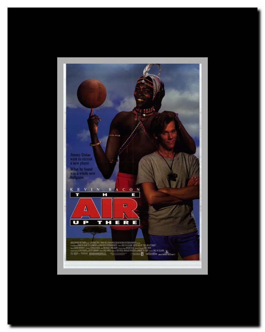 The Air Up There Framed Movie Poster