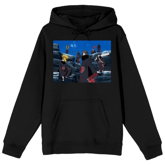The Akatsuki Members Long Sleeve Hoodie-XS