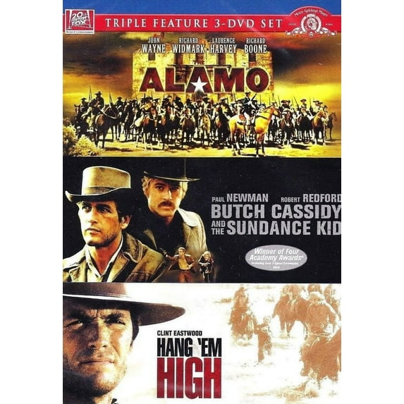 The Alamo, Butch Cassidy and the Sundance Kid, Hang 'Em High - Multi-Feature