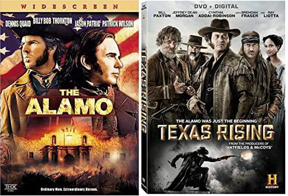The Alamo & Texas Rising Double Feature 4 DVD Set - Walmart.com
