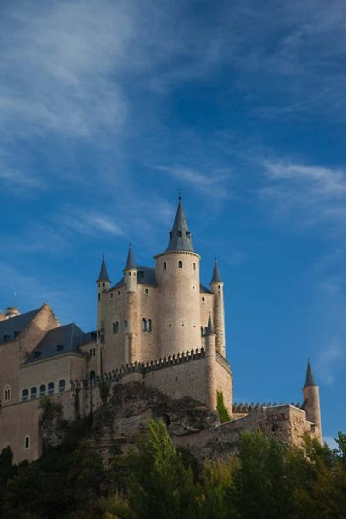 The Alcazar Segovia Spain Canvas Art - Walter Bibikow DanitaDelimont (25 x 38)