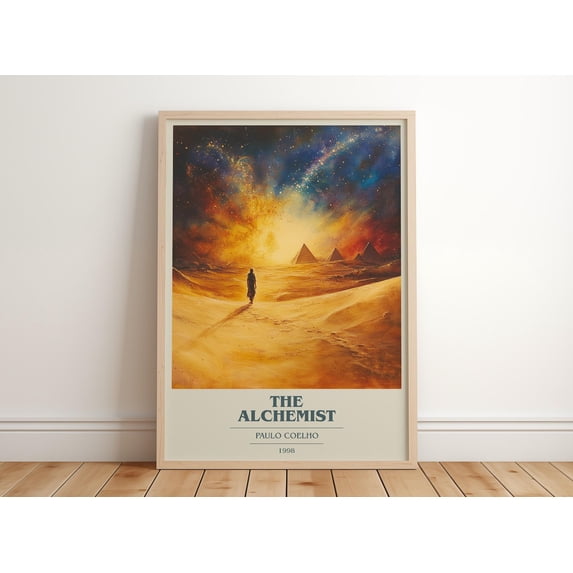 The Alchemist By Paulo Coelho Fantasy Literary Art Refined Poster ...