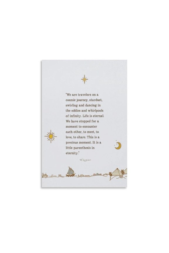 The Alchemist by Paulo Coelho Novelist Motivational Posters 4 Living Room Printing Oil Painting Interior Decoration Poster