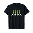 thumbnail image 1 of The Aliens crossing and walking across road funny shirt gift, 1 of 5