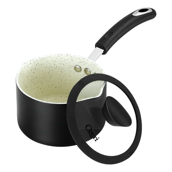 The All-In-One Stone Saucepan and Cooking Pot by Ozeri -- 100% APEO, GenX, PFBS, PFOS, PFOA, NMP and NEP-Free German-Made Coating