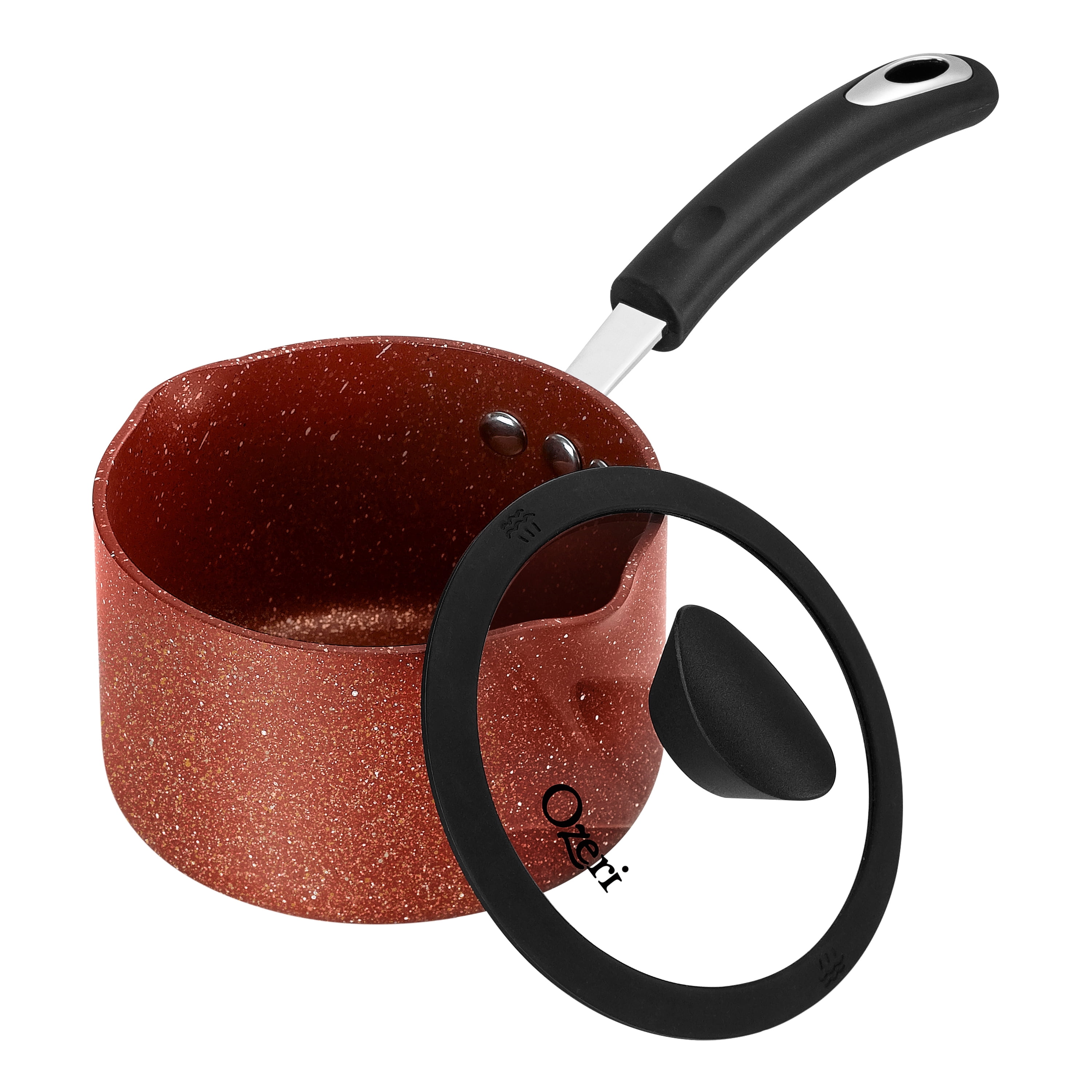 The AllInOne Stone Saucepan and Cooking Pot by Ozeri 100 APEO